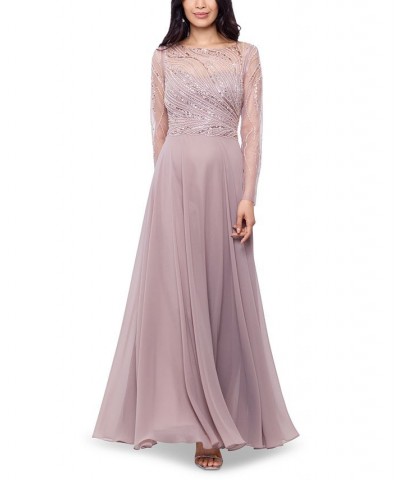 Women's Chiffon Ball Gown Blush $72.67 Dresses