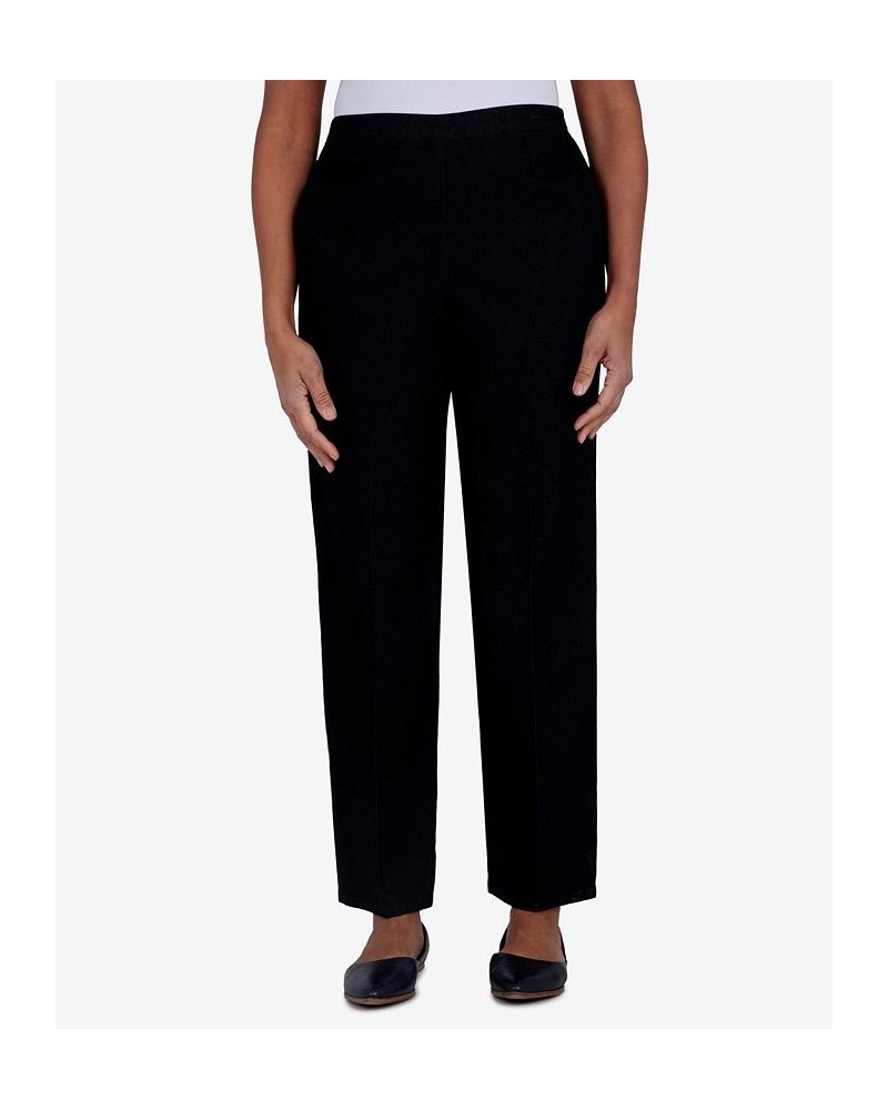 Petite Checking in Regular Fit Average Length Jeans Black $22.35 Jeans