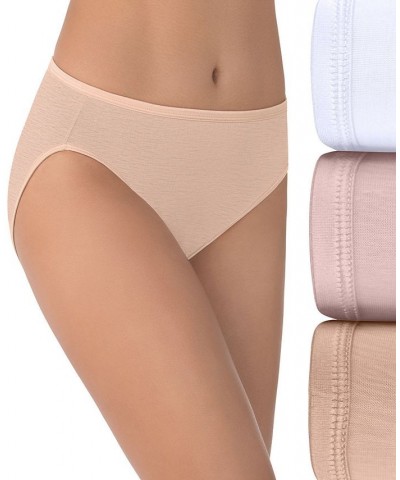 Women's 3-Pk. Vanity Fair Illumination Hi-Cut Brief Underwear 13307 Multi $16.43 Panty
