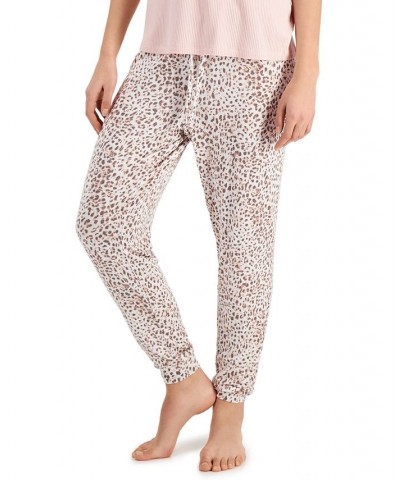 Printed Jogger Pajama Pants Multi $12.86 Sleepwear