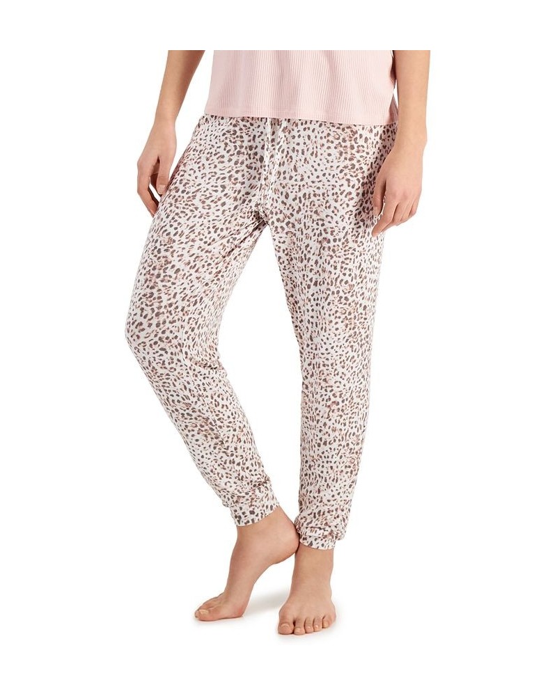 Printed Jogger Pajama Pants Multi $12.86 Sleepwear