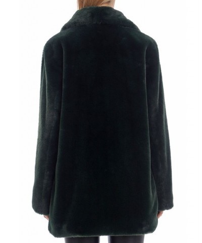 Women's Faux-Fur Coat Emerald $51.20 Coats