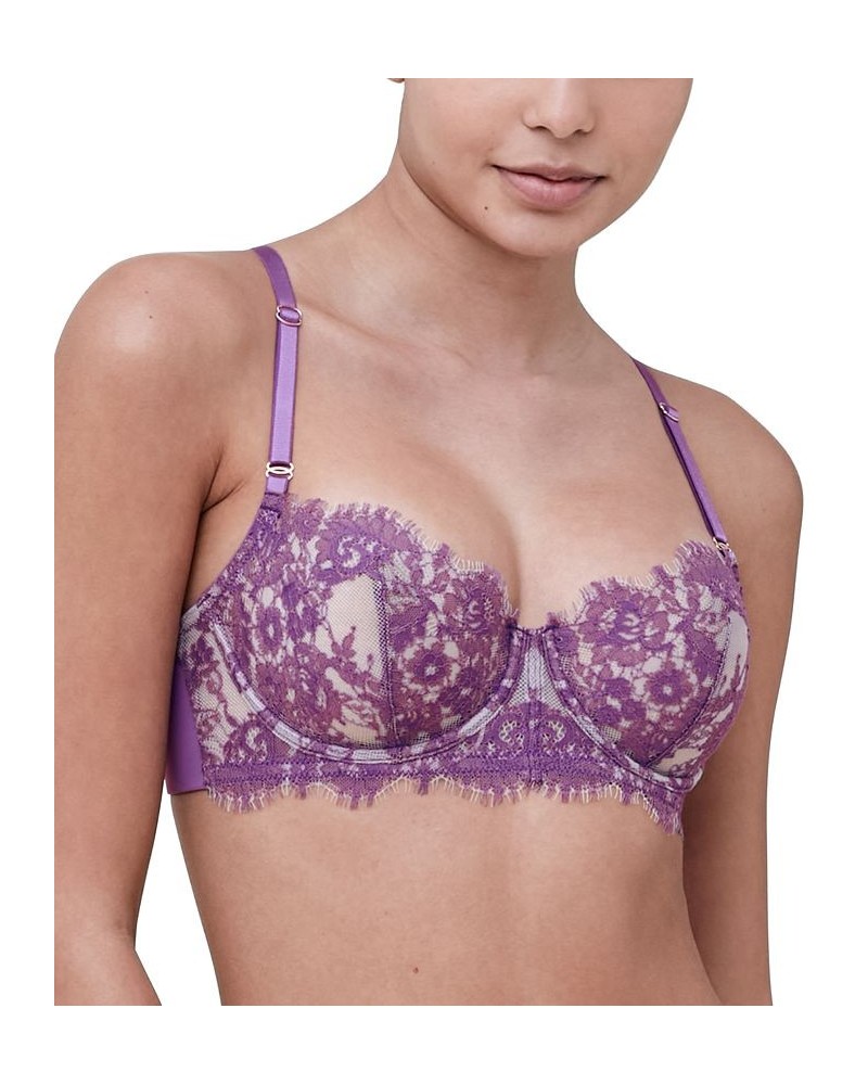 Women's Entice Balconette Underwire Bra 324143 Pure Purple/Cashmere $21.56 Bras