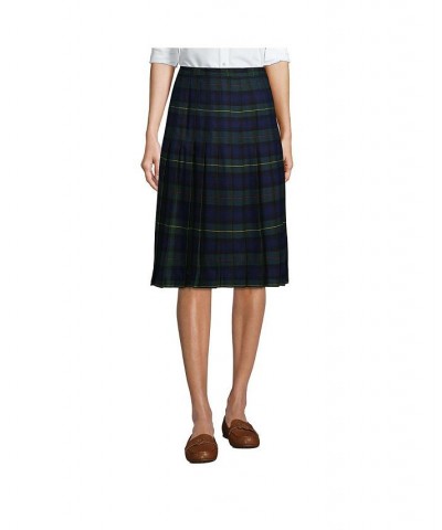 School Uniform Women's Plaid Pleated Skirt Below the Knee Hunter/classic navy plaid $34.19 Skirts