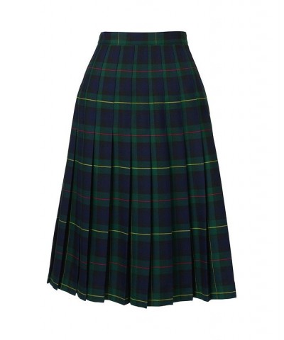 School Uniform Women's Plaid Pleated Skirt Below the Knee Hunter/classic navy plaid $34.19 Skirts