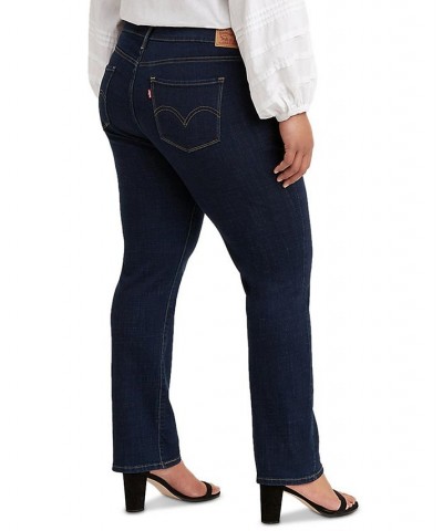 Trendy Plus Size Classic Straight Leg Jeans Cobalt Dip $29.40 Jeans