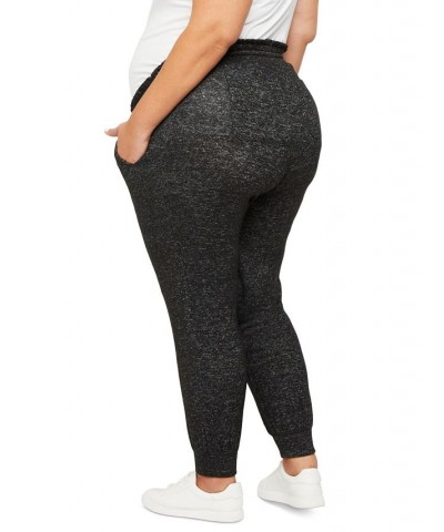 Plus Size Hacci Jogger Maternity Pants Grey 2 $23.32 Pants