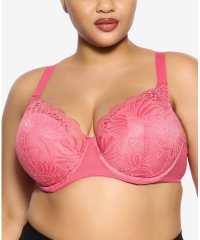 Paramour Women's Tempting Lace Underwire Bra Orange $19.23 Bras