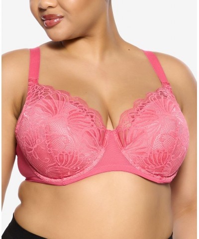 Paramour Women's Tempting Lace Underwire Bra Orange $19.23 Bras