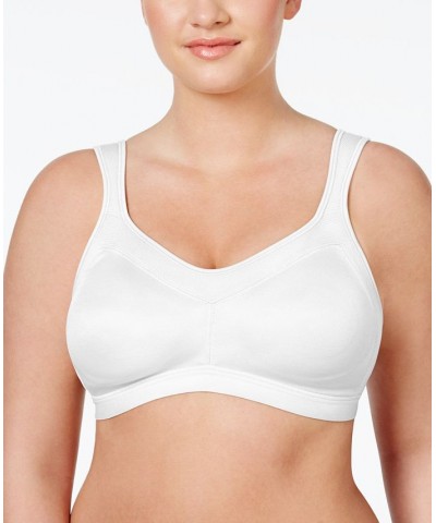18 Hour Active Lifestyle Low Impact Wireless Bra 4159 Online only White $12.50 Bras