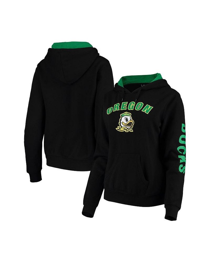 Women's Black Oregon Ducks Loud and Proud Pullover Hoodie Black $24.75 Sweatshirts