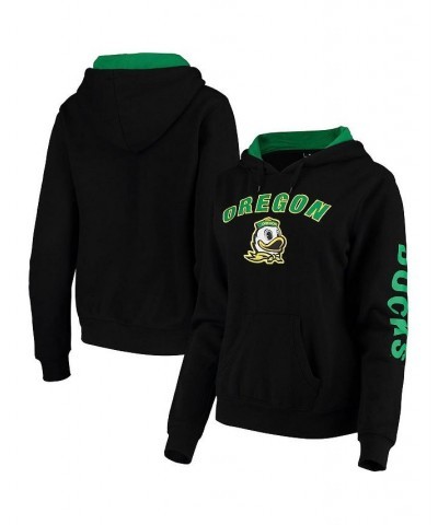 Women's Black Oregon Ducks Loud and Proud Pullover Hoodie Black $24.75 Sweatshirts