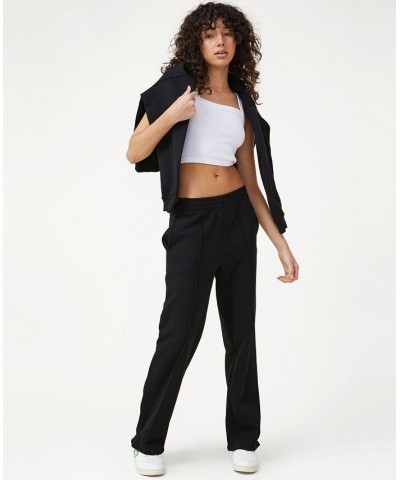 Women's Classic Straight Sweatpants Black $21.50 Pants