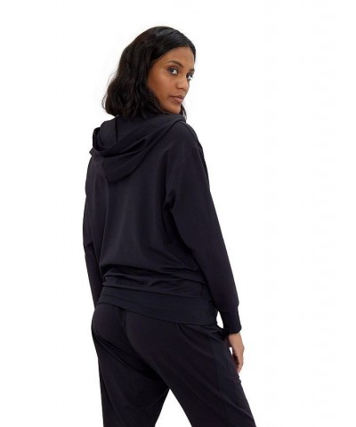 Women's Maternity Ultimate Nursing Pullover Black $51.84 Sweaters