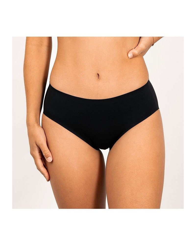 Leak proof Seamless Brief - Heavy Absorbency Volcanic black $20.64 Panty