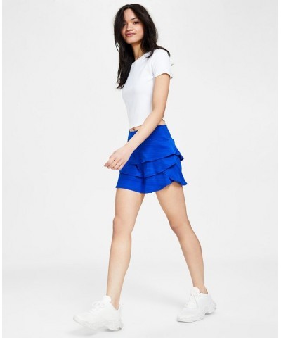 Flounce Skort XS-4X Blue $11.25 Shorts