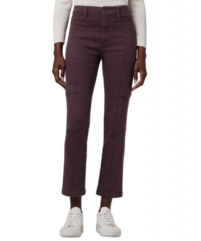 Women's High-Rise Utility Cargo Pants Winetasting $58.42 Jeans