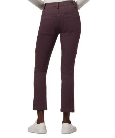 Women's High-Rise Utility Cargo Pants Winetasting $58.42 Jeans