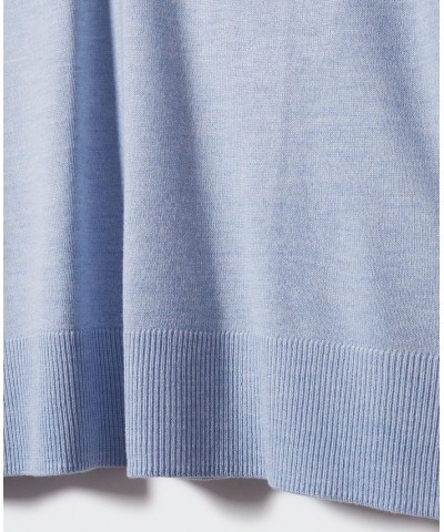 Women's Fine-Knit Sweater Blue $27.49 Sweaters