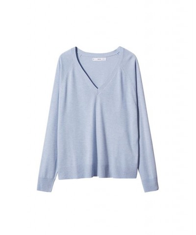 Women's Fine-Knit Sweater Blue $27.49 Sweaters