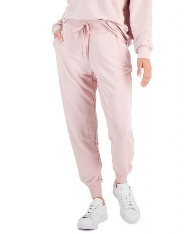 Women's SKECHLUXE™ Restful Crewneck & Drawstring Jogger Pants Pink $13.50 Pants