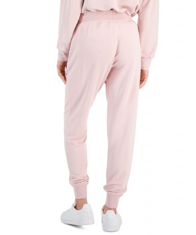 Women's SKECHLUXE™ Restful Crewneck & Drawstring Jogger Pants Pink $13.50 Pants