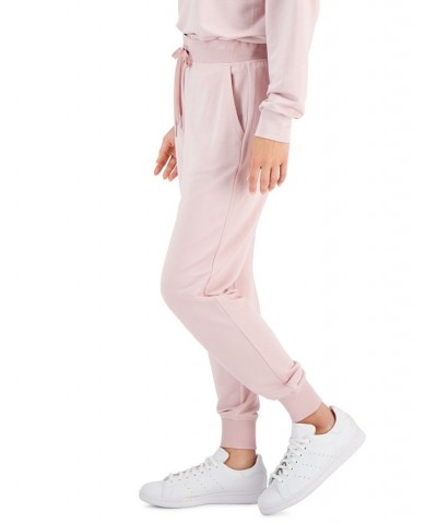 Women's SKECHLUXE™ Restful Crewneck & Drawstring Jogger Pants Pink $13.50 Pants