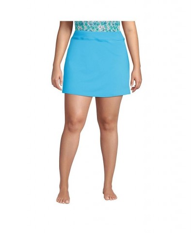 Women's Plus Size Swim Cover-Up Swim Skirt Bottoms Turquoise $36.01 Swimsuits