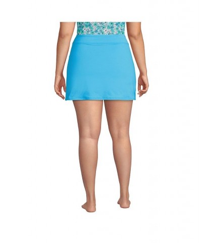 Women's Plus Size Swim Cover-Up Swim Skirt Bottoms Turquoise $36.01 Swimsuits