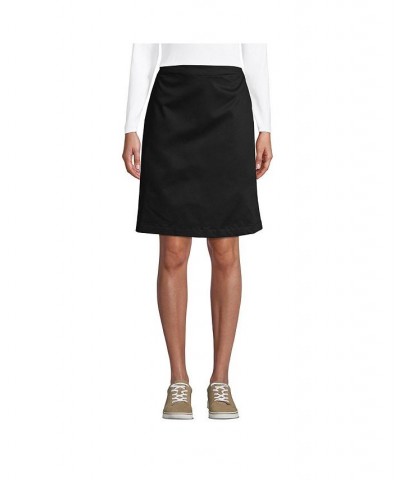 School Uniform Women's Blend Chino Skort Above Knee Black $18.88 Skirts