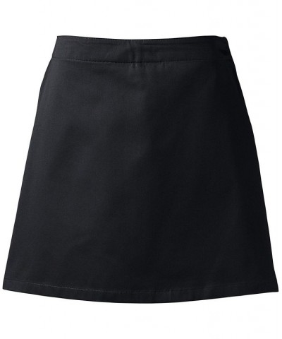 School Uniform Women's Blend Chino Skort Above Knee Black $18.88 Skirts