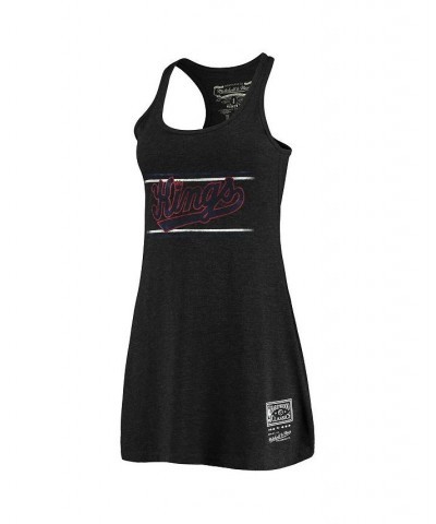 Women's Heathered Black Sacramento Kings Tri-Blend Hardwood Classics Racerback Tank Dress Black $28.59 Dresses