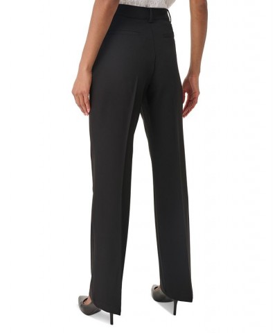 Women's Flared Career Sailor Pants Black $34.82 Pants