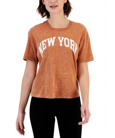 Juniors' New York Graphic T-Shirt Sunburn $9.87 Tops