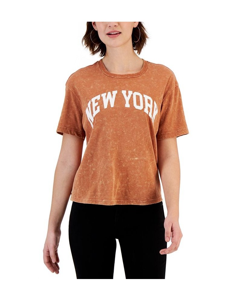 Juniors' New York Graphic T-Shirt Sunburn $9.87 Tops