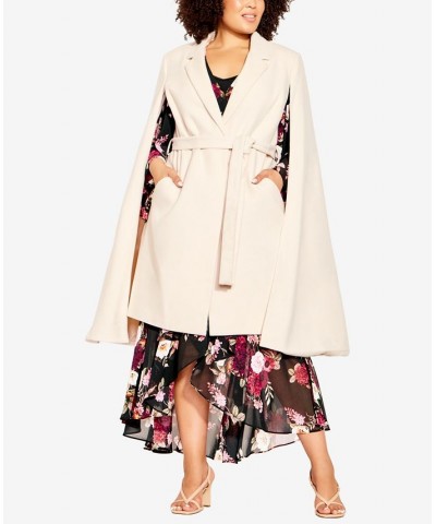 Trendy Plus Size Gigi Coat Cream $67.89 Coats