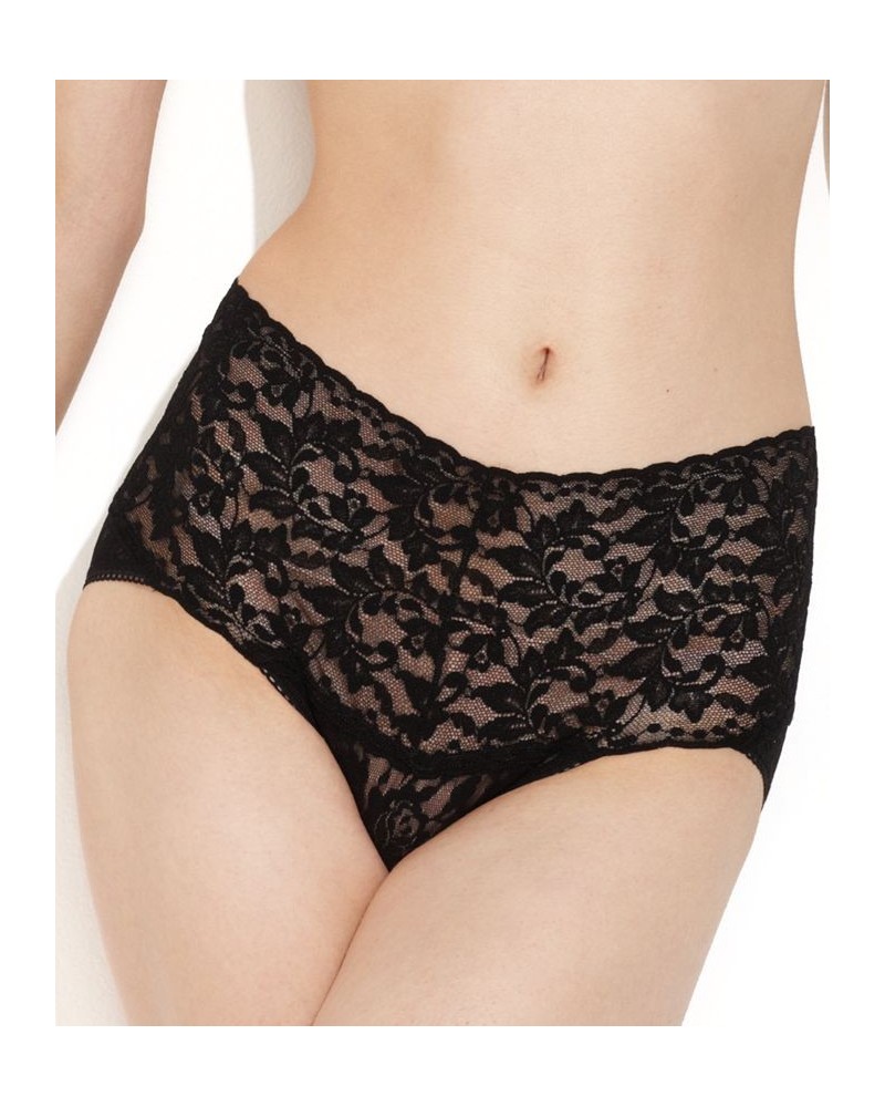 Women's Retro Lace V-kini Black $18.70 Panty