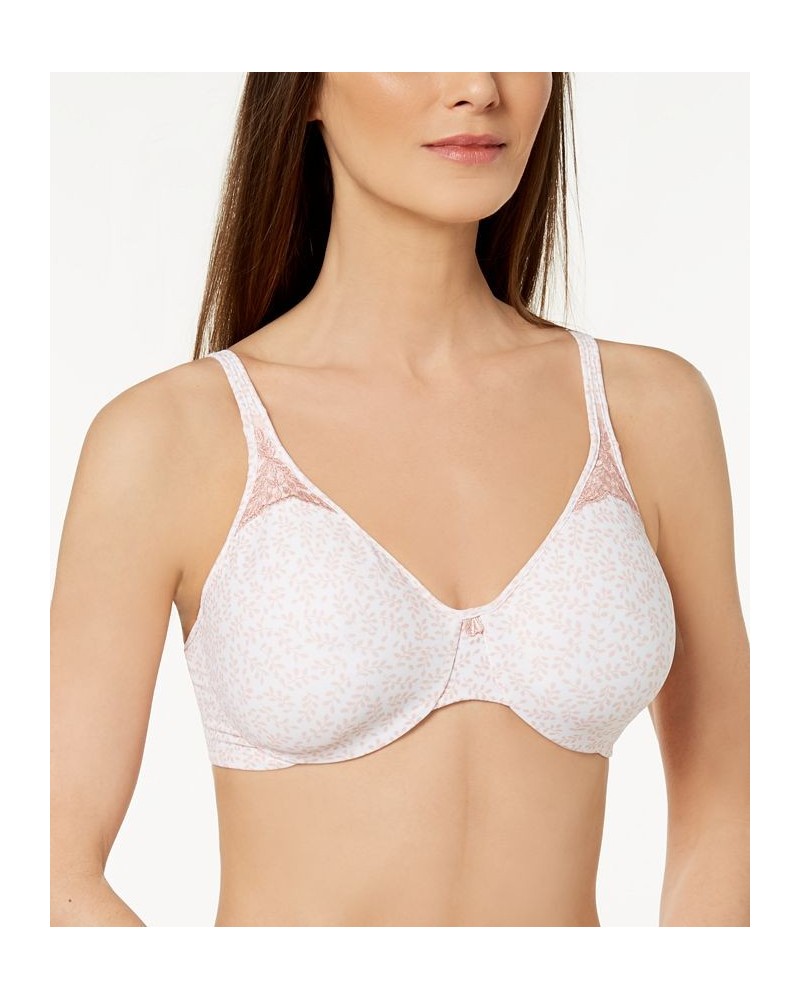 Passion for Comfort Seamless Underwire Minimizer Bra 3385 Pink Leaf Print $13.64 Bras