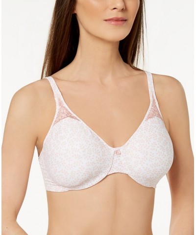 Passion for Comfort Seamless Underwire Minimizer Bra 3385 Pink Leaf Print $13.64 Bras