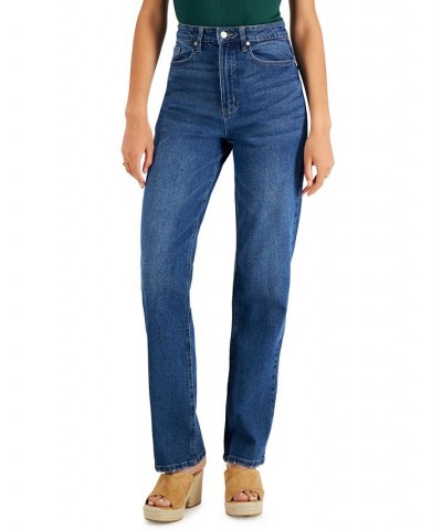 Juniors' Baggy Straight-Leg Jeans Pine Wash $14.10 Jeans