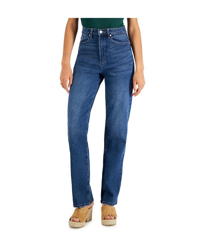 Juniors' Baggy Straight-Leg Jeans Pine Wash $14.10 Jeans