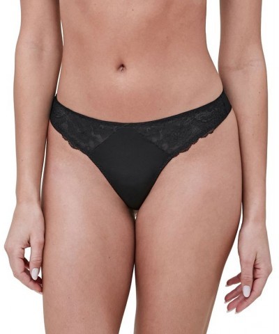 Women's Minx Thong 2-Pk Underwear Black $25.97 Panty