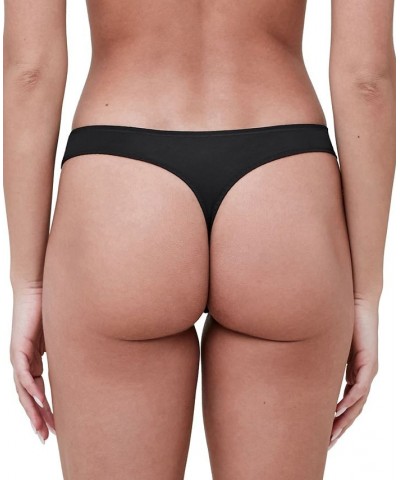 Women's Minx Thong 2-Pk Underwear Black $25.97 Panty