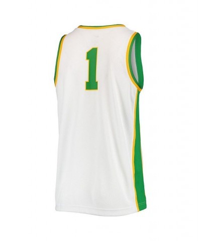 1 White Oregon Ducks Replica Women's Basketball Jersey White $41.40 Jersey