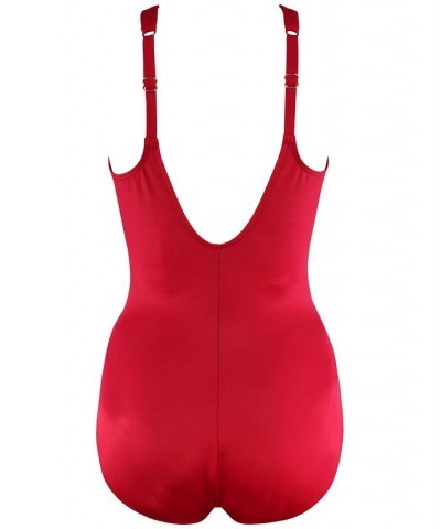 Rock Solid Aphrodite One-Piece Swimsuit Grenadine $83.16 Swimsuits