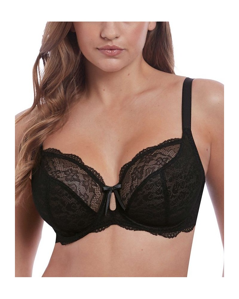 Fancies Underwire Plunge Bra Black $32.20 Bras