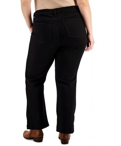 Plus & Petite Plus Size Tummy-Control Bootcut Jeans Black $12.80 Jeans