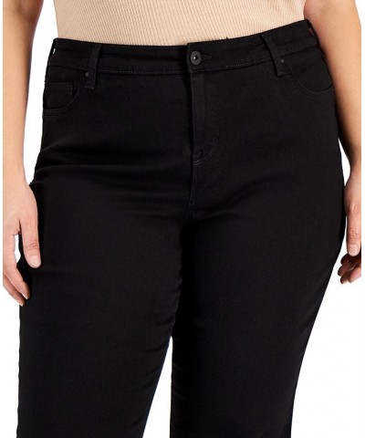 Plus & Petite Plus Size Tummy-Control Bootcut Jeans Black $12.80 Jeans