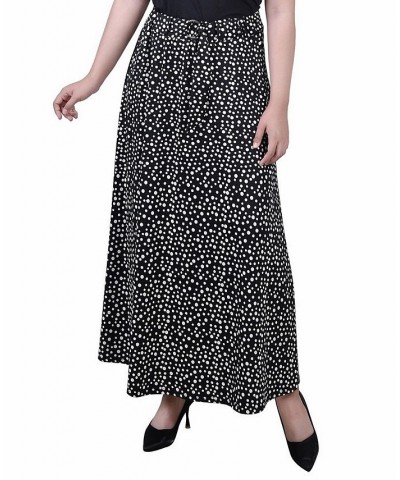 Petite Printed Belted Maxi Skirt Nice Icemoon $18.24 Skirts