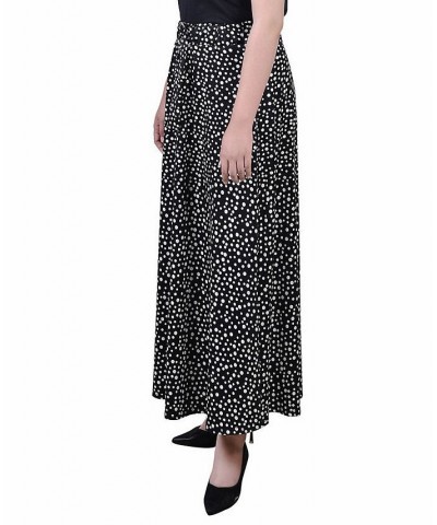 Petite Printed Belted Maxi Skirt Nice Icemoon $18.24 Skirts